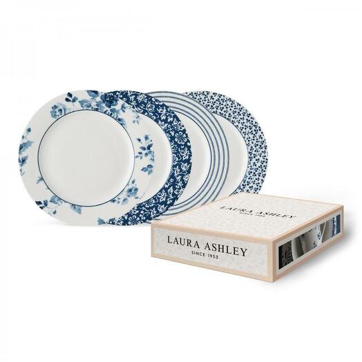 Набор тарелок Laura Ashley Mix Blue 26 см 4 шт