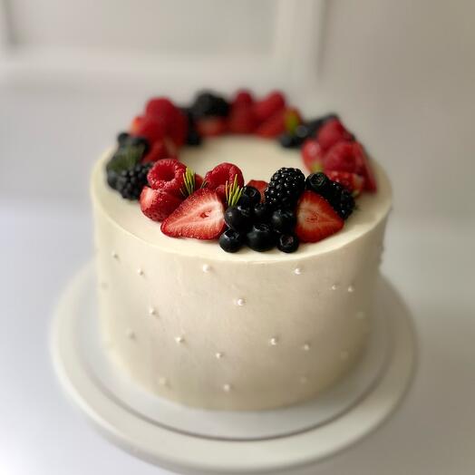 Pastel con corona de bayas 2kg