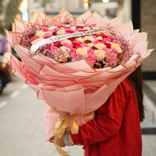 Massive bouquet pink mix