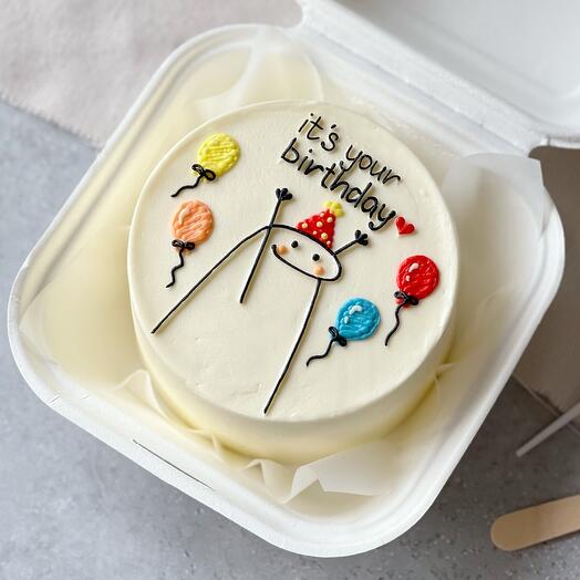 Бенто-торт «It s your birthday» на день рождения друга, коллеги, парня, подруги, мужчины, ребенка, подростка