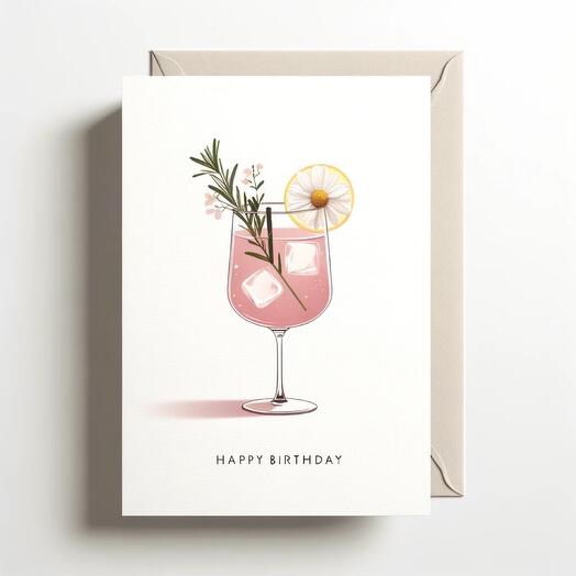 Postcard «Happy birthday»