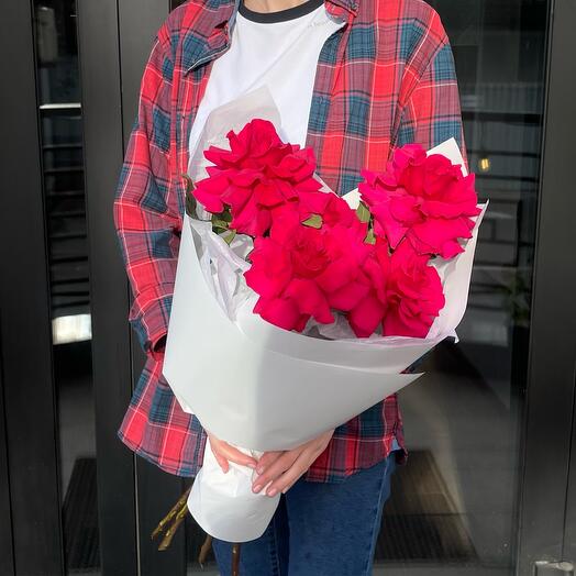 Моно букет из роз