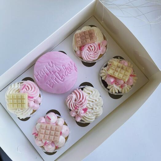 Капкейки Happy Bday
