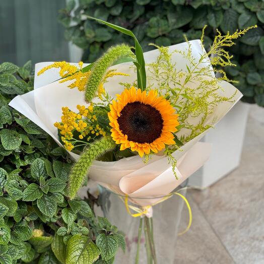 Sunflower for luck 🌈🌼