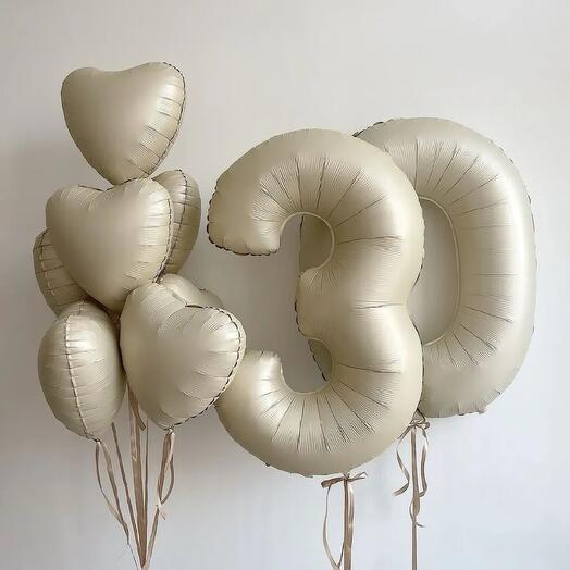 Набор в кремовых цветах