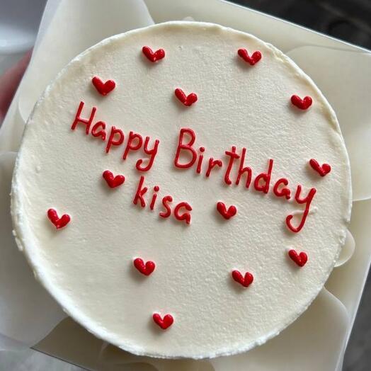 Бенто торт happy birthday kisa