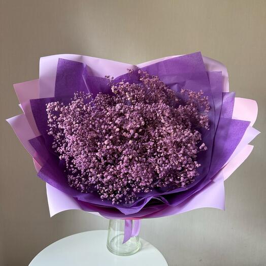 Букет из стабилизированной гипсофилы XL