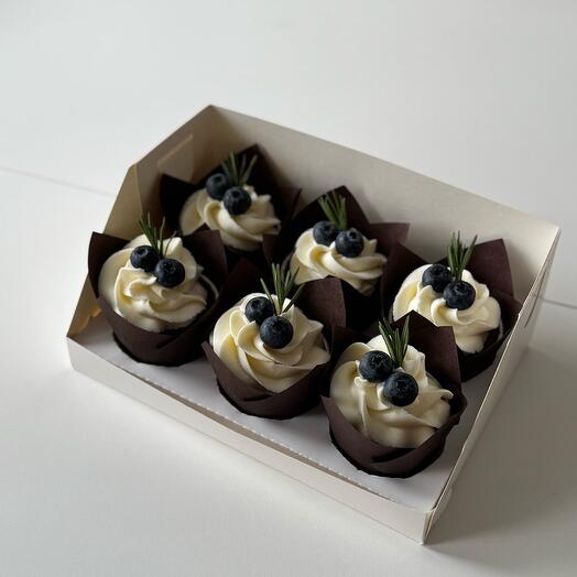Cupcakes 6 pieces as a gift