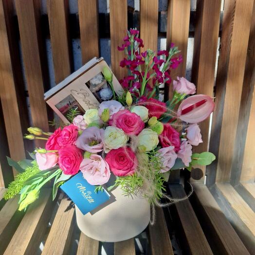 Цветы в коробке66