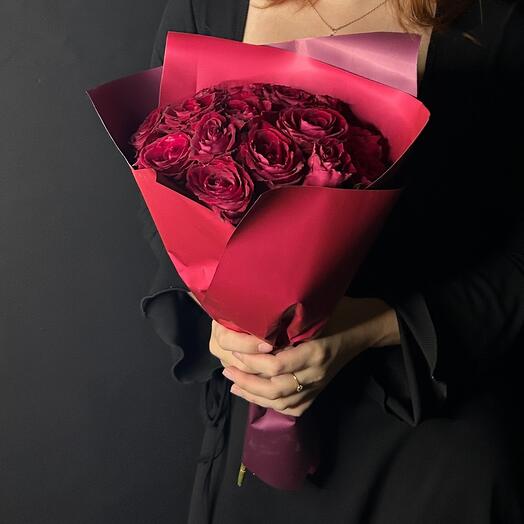 Букет из 15 красных роз