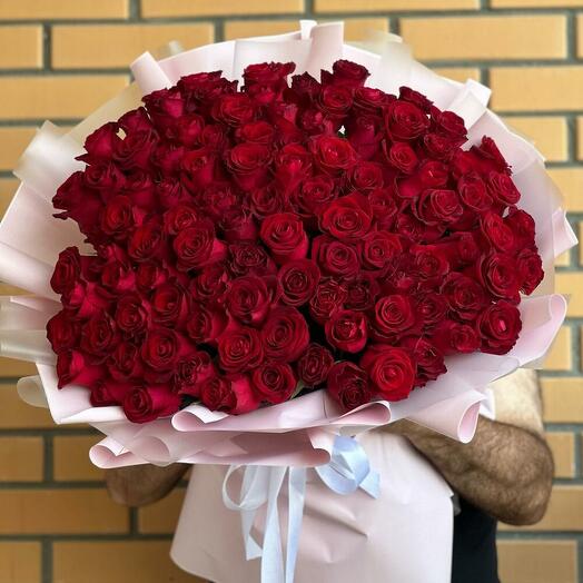 101 РОЗА 70 СМ и