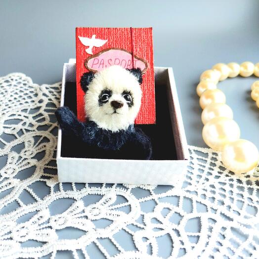 Брошка Панда подарок для мамы