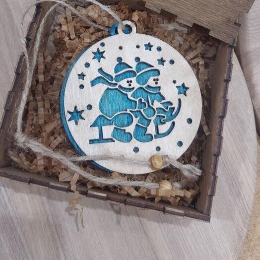 Подарочный бокс " Новогодняя игрушка в боксе"