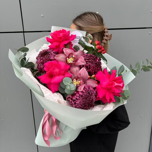 Бордовый этюд