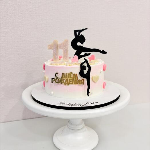 Торт Морковно-малиновый для девочки на День рождения🌸