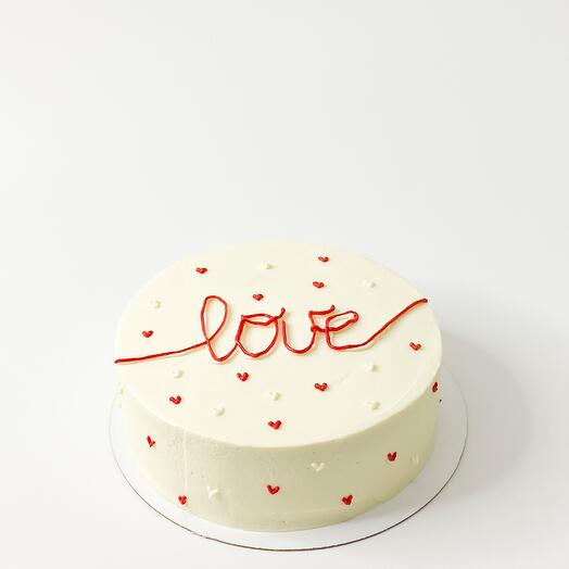 Торт love для девушки, парня