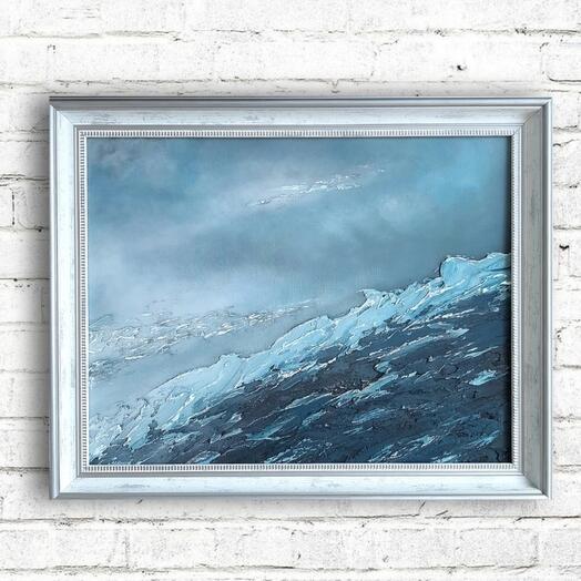 После грозы 50*40,картина интерьерная фактурная,подарок другу,подарок жене, подарок подруге,подарок маме,подарок начальнику