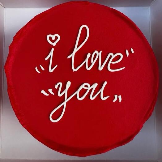 Бенто торт I love you
