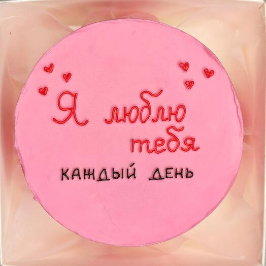 Бенто торт Я люблю тебя каждый день