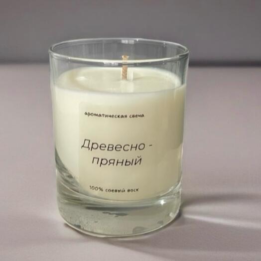 Ароматическая свеча из натуральных ингридиентов-подарок на 8 марта любимой,жене,маме