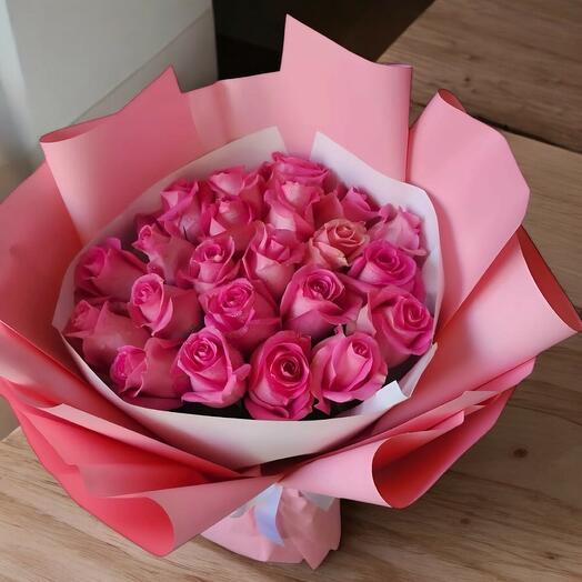 Luxury Pink Roses Bouquet