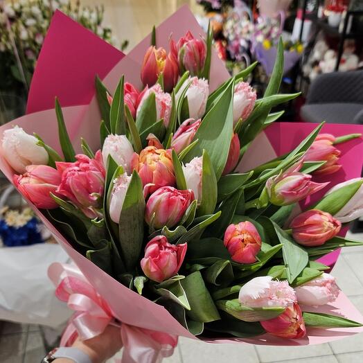 Tulips pink mix 25pcs