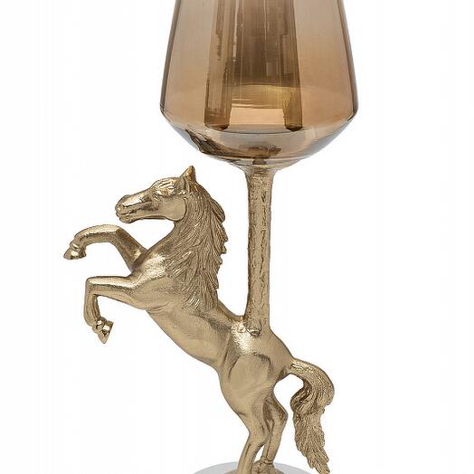 69-21003 Подсвечник декоративный "Horse" 19,5*12,5*38,5см