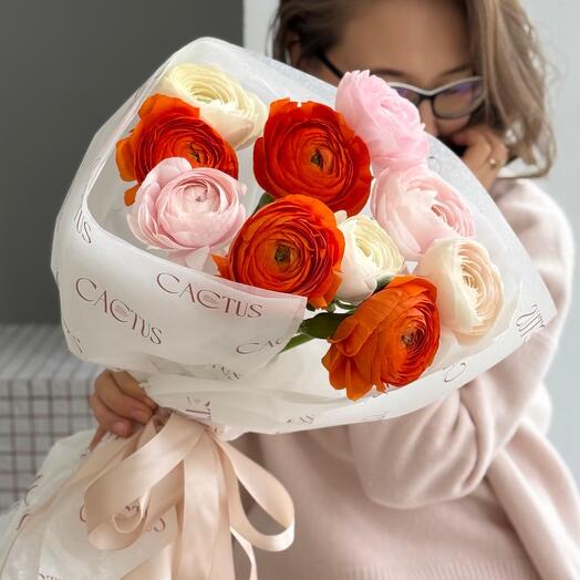 Ранункулюсы микс 9шт