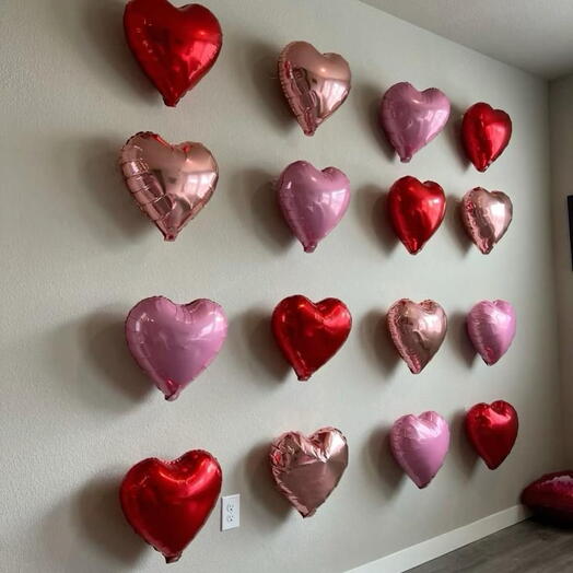 Wall of hearts