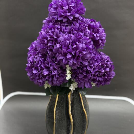 Шафран фиолетовый искусственный 1 ветка 12 голов