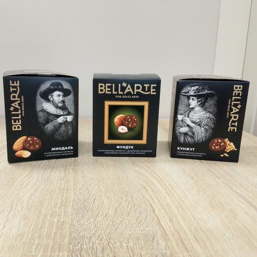 3 коробки конфет BELLARTE по 200 гр