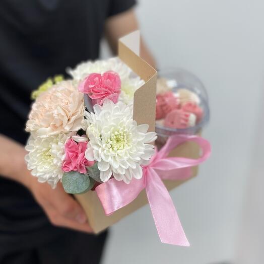 🍭🍭🌸Комбо-набор цветы и сладости 🍭