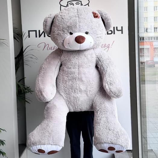 Игрушка мягкая Медвежонок ГИГАНТ размер XXXL/игрушки Уфа/Доставка Уфа