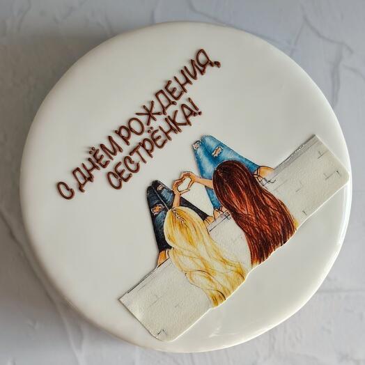Бенто-торт на день рождения сестре