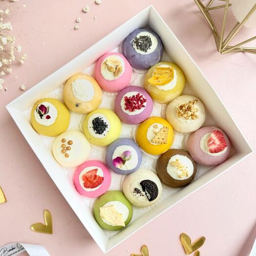 ❗️WOW MOCHI❗️ассорти 16 вкусов подарок маме, родителям, девушке, день рождения,коллегам, друзьям, учителю, воспитателю, сестре