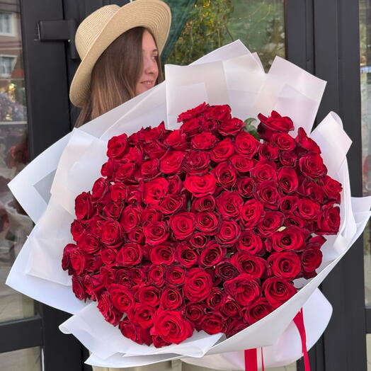101  красная роза🌹