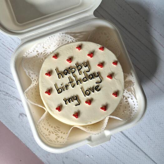 Бенто-торт "Happy birthday my love"
