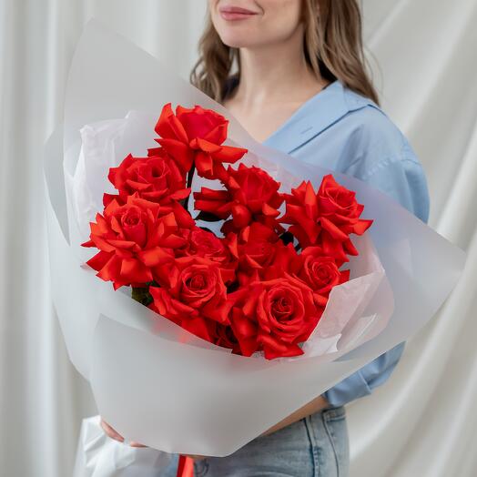 Букет из 11 роз Нина - Цветочная сказка
