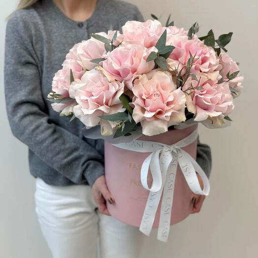 Композиция нежность с французскими розами 💐
