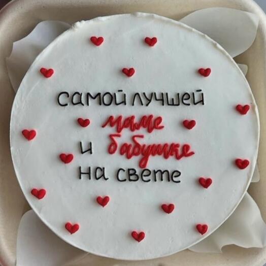 Бенто торт Маме и Бабушке ♥️