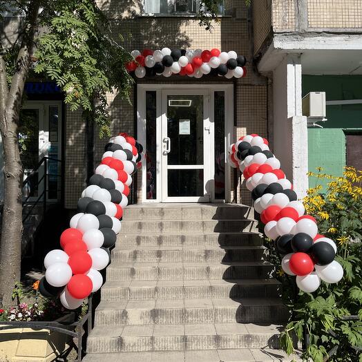 Арка из шаров Входная Группа  10 метров