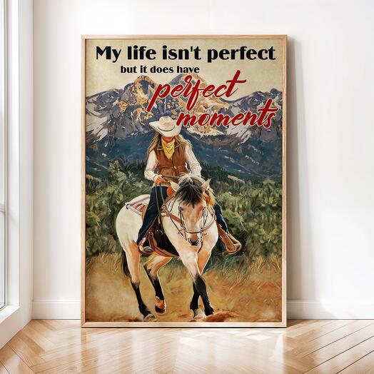 Интерьерный постер "Лошади" винтажная картина 02-0158