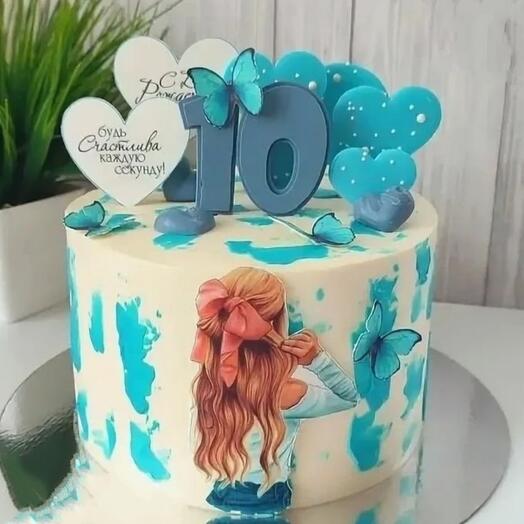 Торт для девочки 10 лет