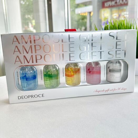 Подарочный набор сывороток для лица Deoproce Ampoule Gift Set For 90 days
