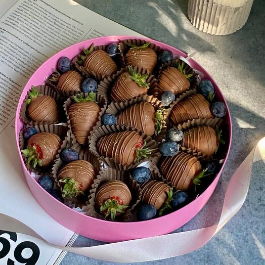 Подарочный набор Клубника в шоколаде Подарок близким Подарок девушке (14-18🍓)