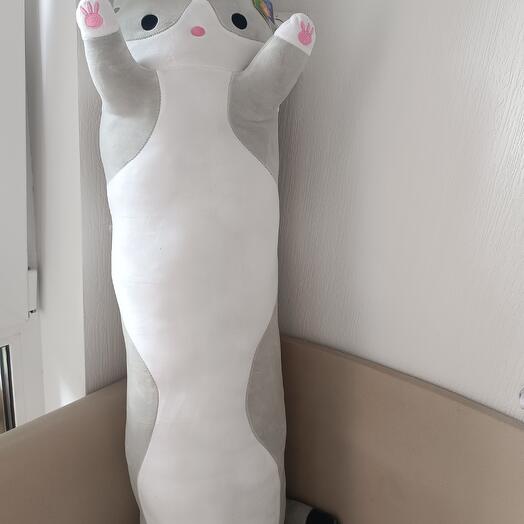 Мягкая игрушка кот обнимашка 110 см