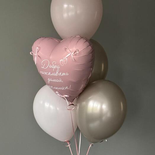 Связка шаров "Нежность"
