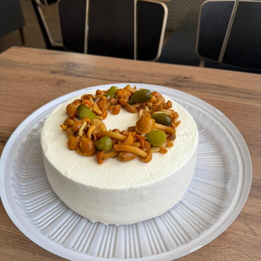 Соленый закусочный тортик