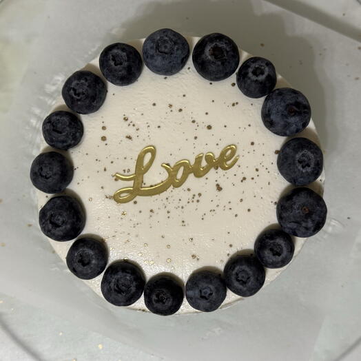 Тортик Love с голубикой