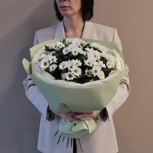 Монобукет из 9 чудесных Сантини